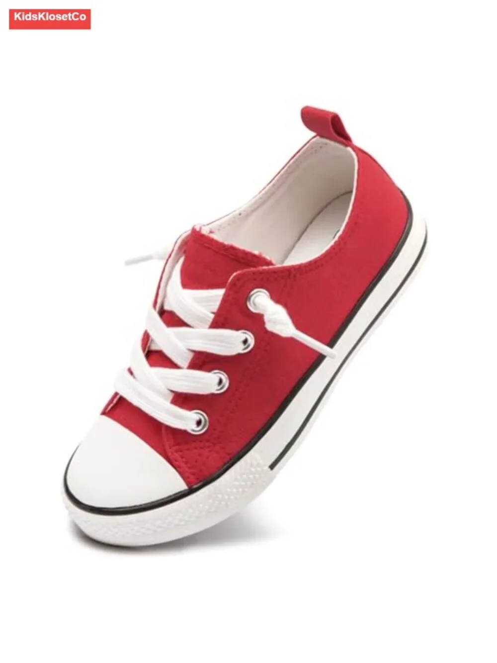 Canvas Slip On Sneakers No Tie Low Top School Shoes